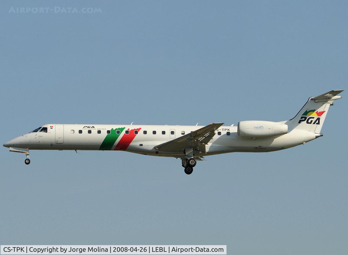 CS-TPK, 1998 Embraer EMB-145EP (ERJ-145EP) C/N 145041, 