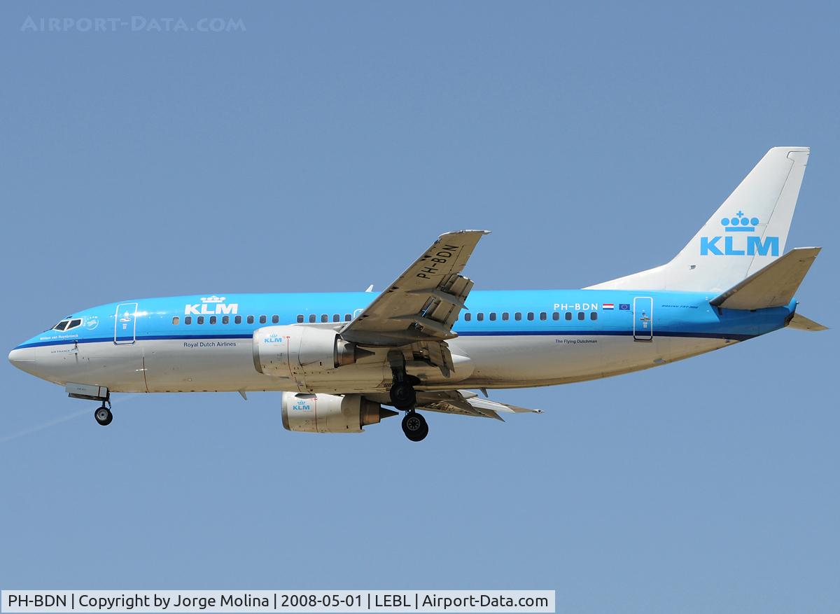 PH-BDN, 1988 Boeing 737-306 C/N 24261, 