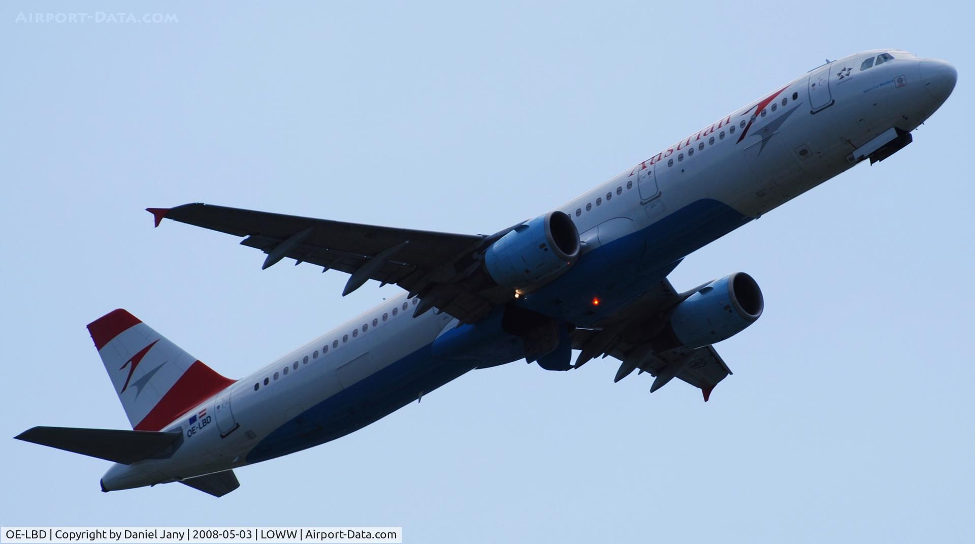 OE-LBD, 1998 Airbus A321-211 C/N 920, Austrian Airlines