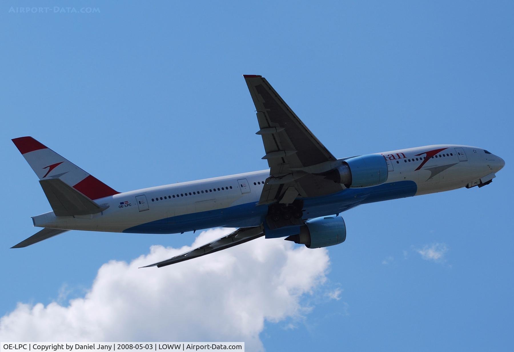 OE-LPC, 2002 Boeing 777-2Z9/ER C/N 29313, Austrian Airlines
