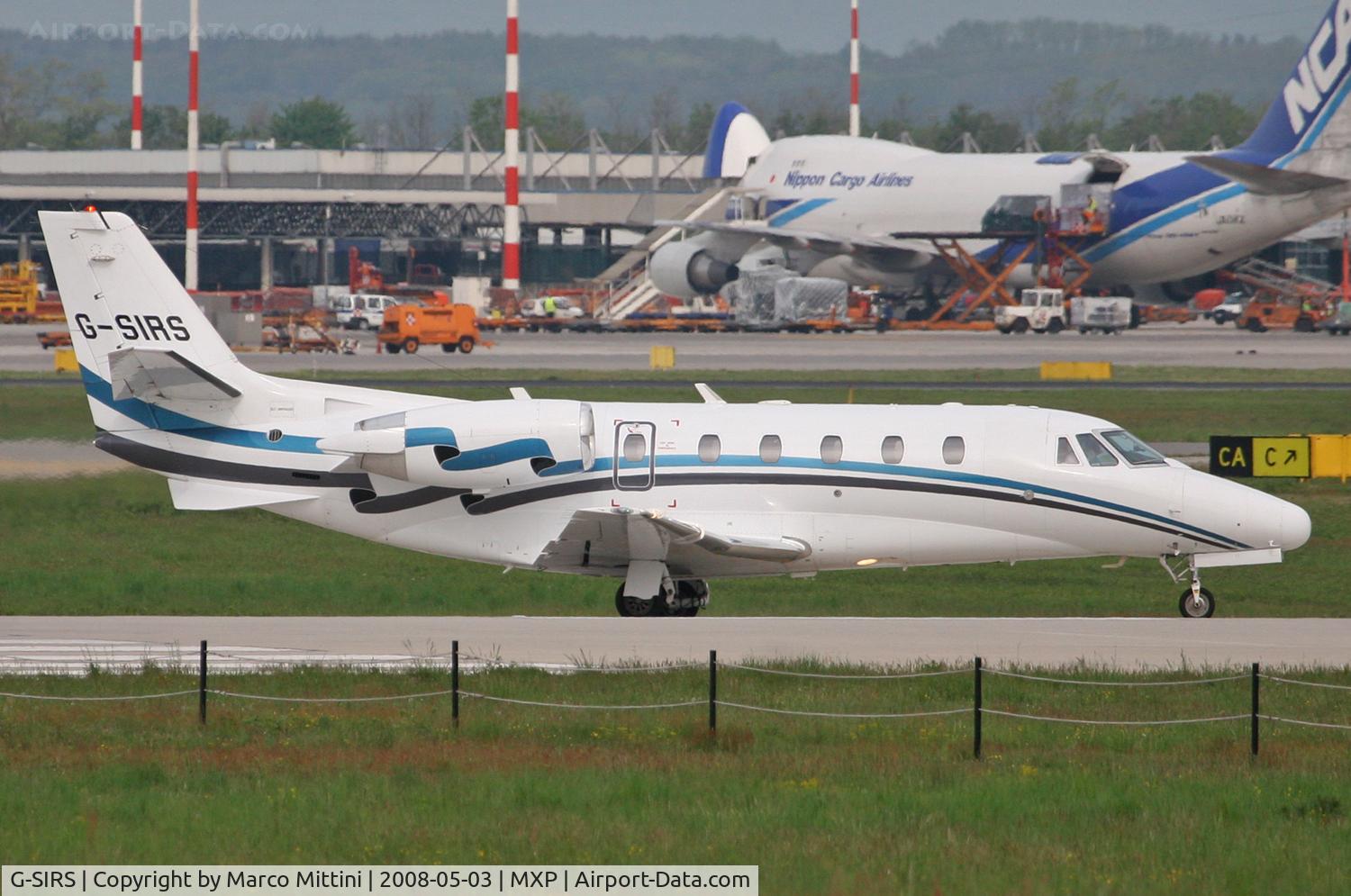 G-SIRS, 2001 Cessna 560XL Citation Excel C/N 560-5185, Operated by LONDON EXECUTIVE AVN.