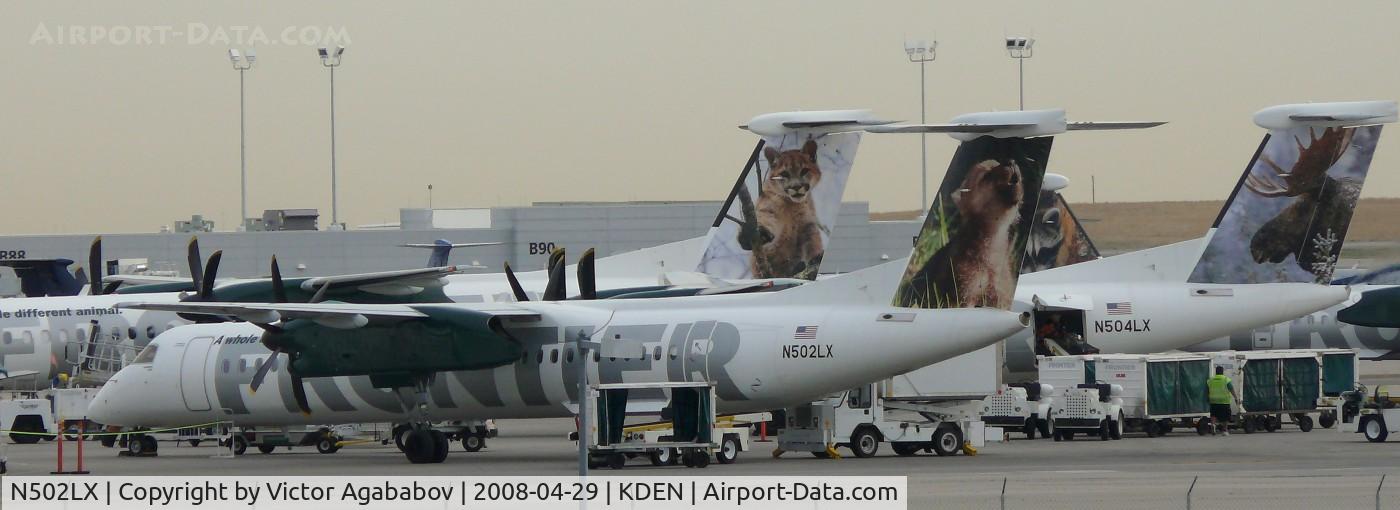 N502LX, 2007 Bombardier DHC-8-402 Dash 8 C/N 4168, At DIA