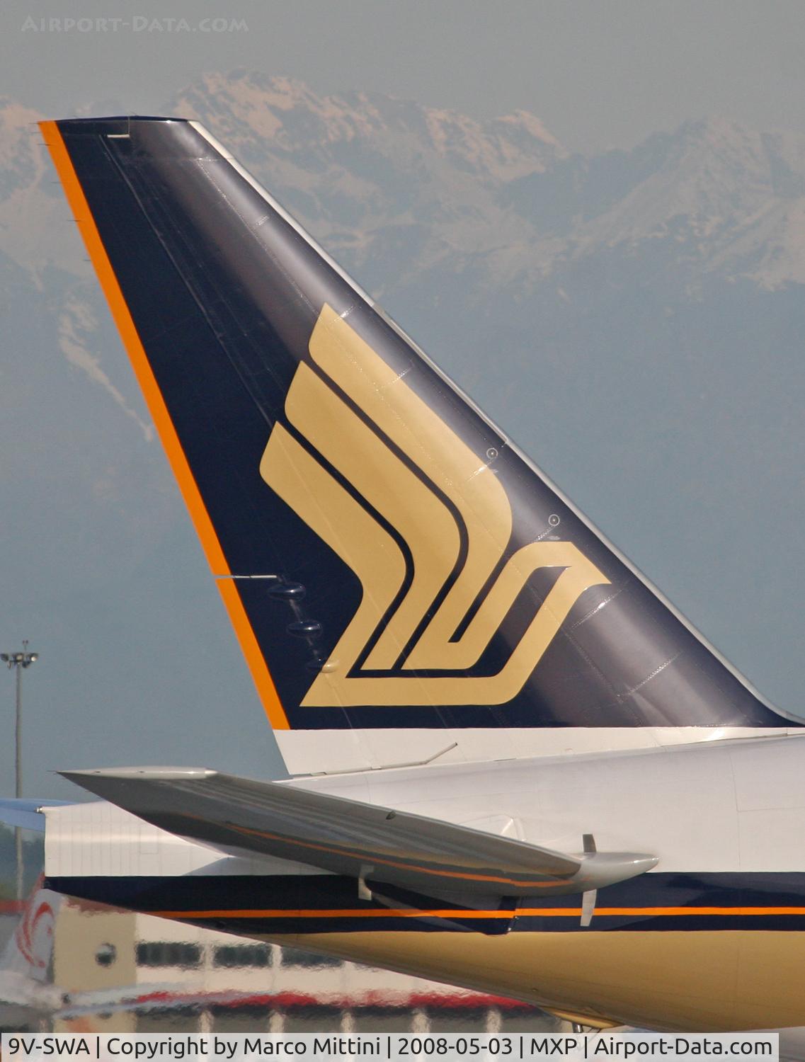 9V-SWA, 2006 Boeing 777-312/ER C/N 34568, SINGAPORE AIRL. tail