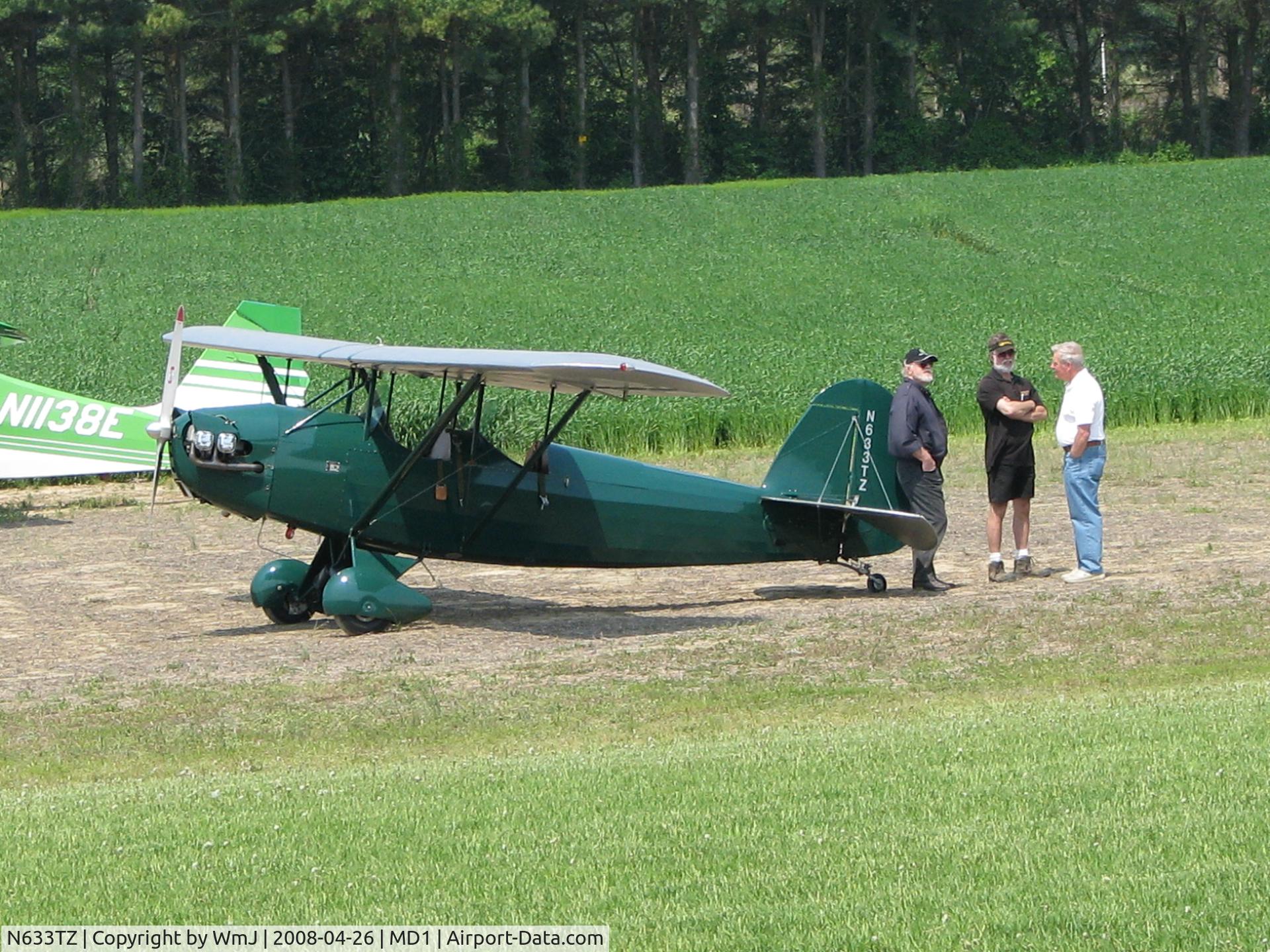 N633TZ, 1994 Pietenpol (Grega) GN-1 Air Camper C/N 1747, taken at Massey Aerodrome