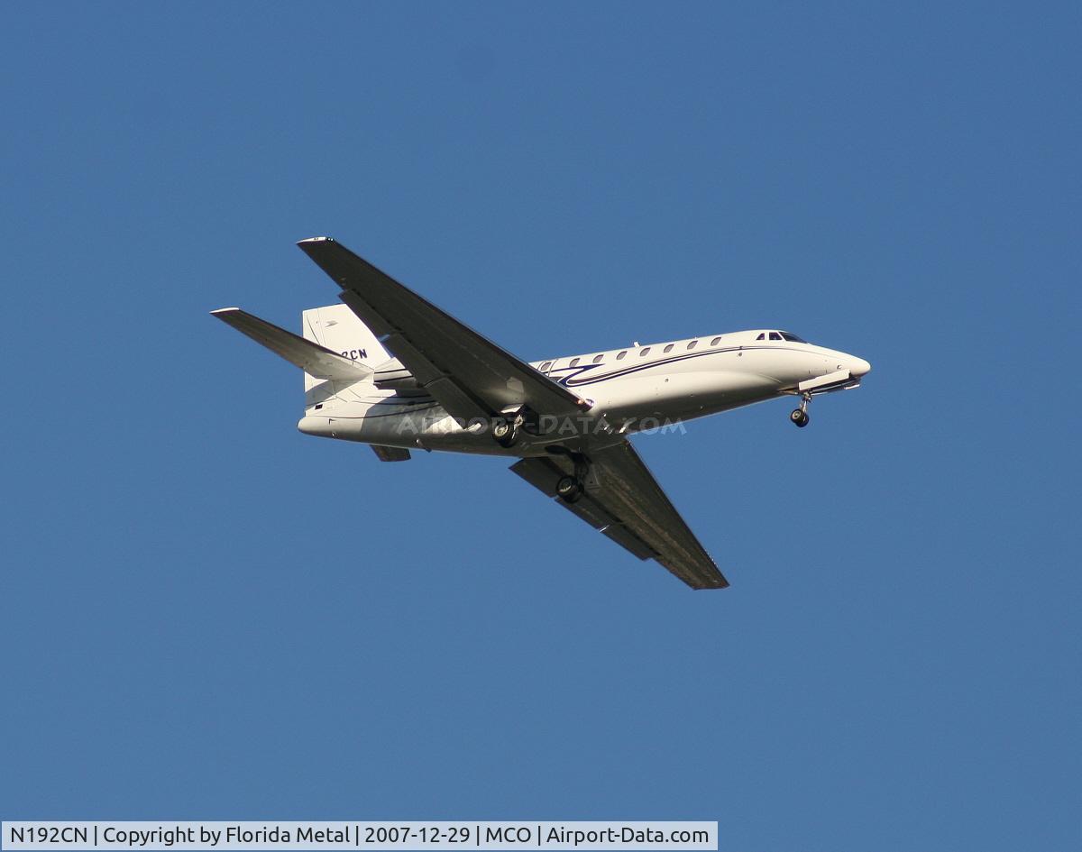 N192CN, 2007 Cessna 680 Citation Sovereign C/N 680-0137, C680