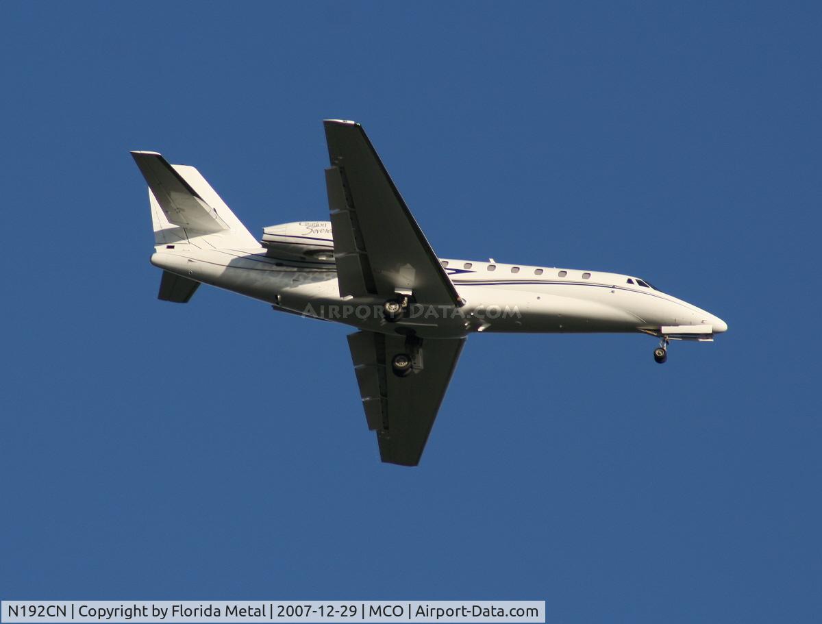 N192CN, 2007 Cessna 680 Citation Sovereign C/N 680-0137, C680