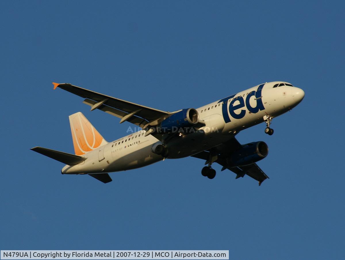 N479UA, 2001 Airbus A320-232 C/N 1538, Ted