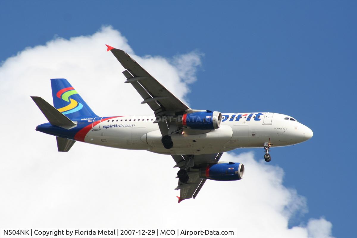 N504NK, 2005 Airbus A319-132 C/N 2473, Spirit