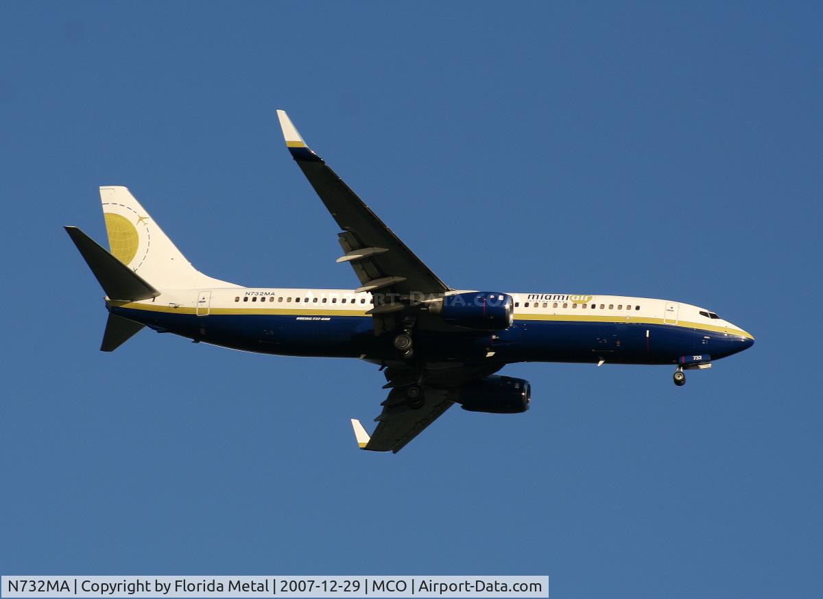 N732MA, 2001 Boeing 737-81Q C/N 30618, Miami Air