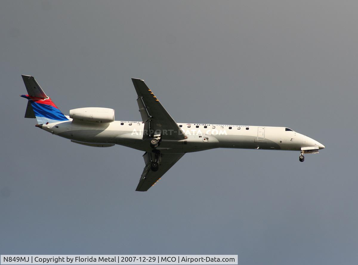 N849MJ, 2001 Embraer EMB-145LR C/N 145534, Delta Connection