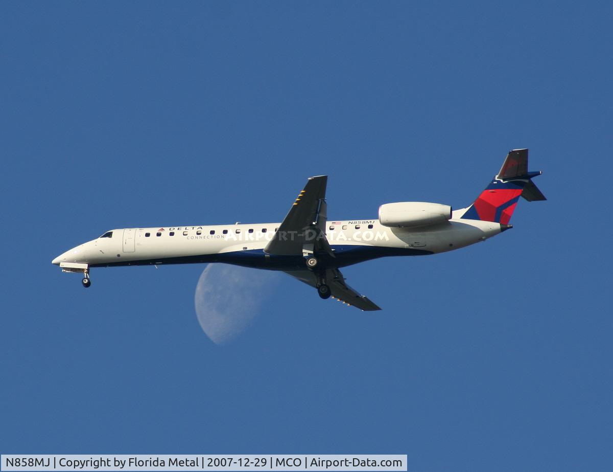 N858MJ, 2003 Embraer EMB-145LR C/N 145767, Delta Connection