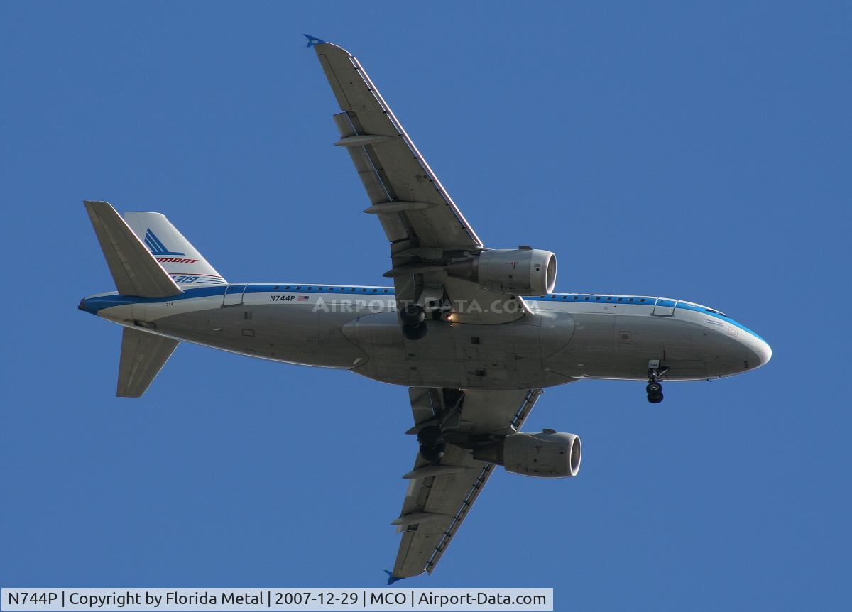 N744P, 2000 Airbus A319-112 C/N 1287, Piedmont Tribute Plane