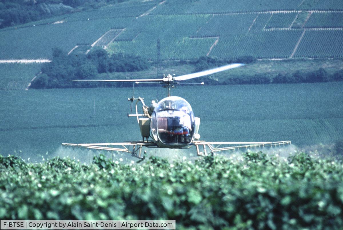 F-BTSE, Agusta AB-47G-2 C/N 483, Champagne vineyard (Boursault) 1983