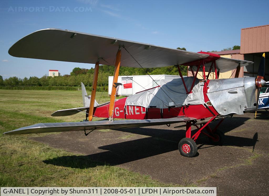 G-ANEL, 1939 De Havilland DH-82A Tiger Moth II C/N 82333, Parked in front of a hangar... One of the oldest aircraft still flying in this countryside :-)