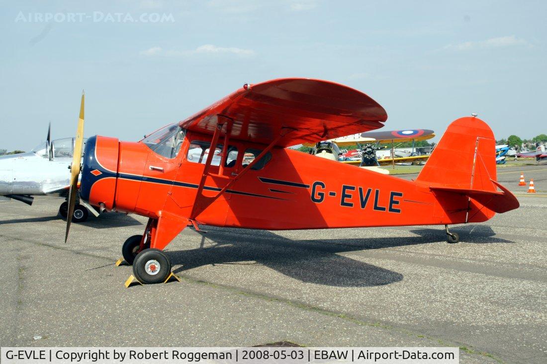 G-EVLE, 1939 Rearwin 8125 Cloudster C/N 803, 18 th Antwerp Stampe Fly in