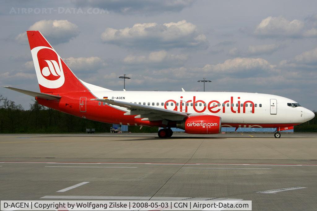 D-AGEN, 1998 Boeing 737-75B C/N 28100, visitor