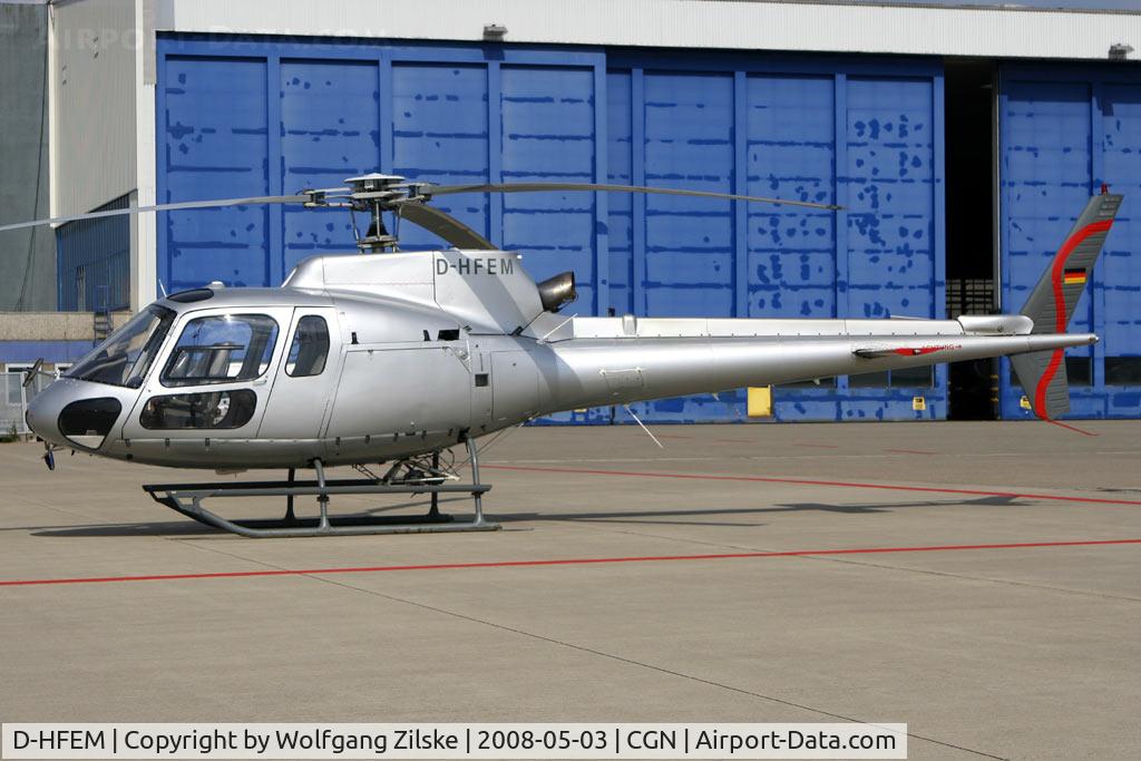 D-HFEM, Eurocopter AS-350B-2 Ecureuil Ecureuil C/N 1322, visitor