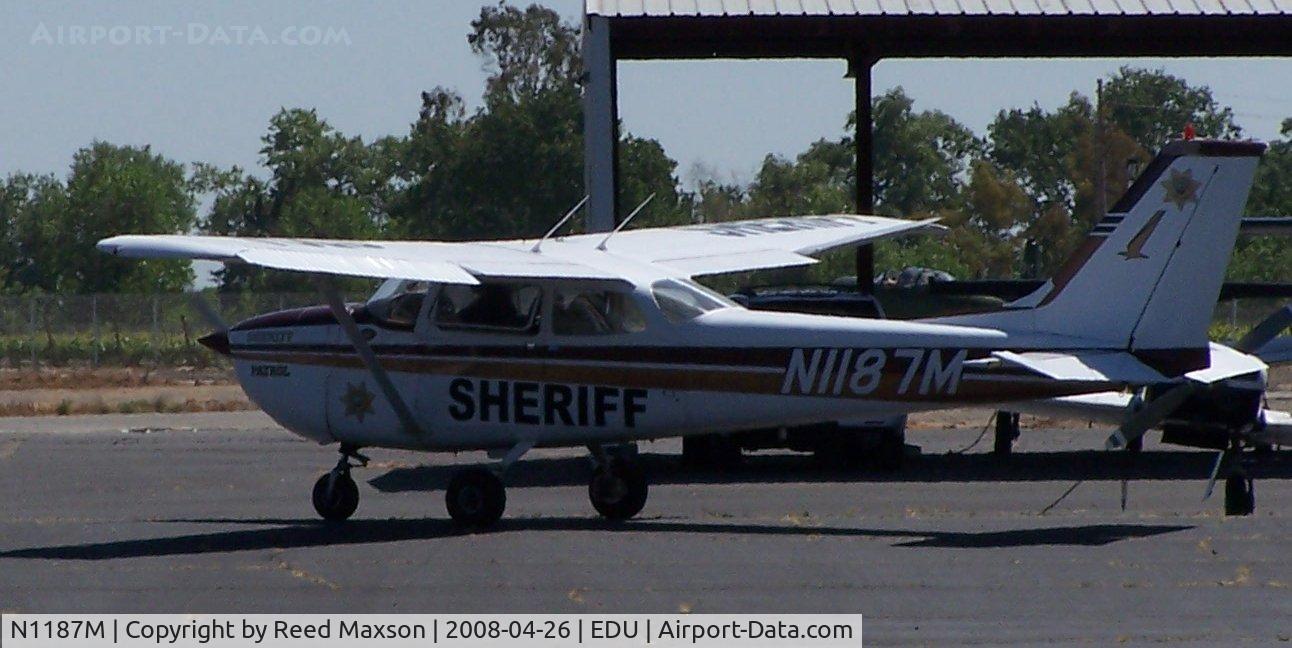 N1187M, 1970 Cessna 172K Skyhawk C/N 17258687, Cessna 172 Yolo County Sheriff
