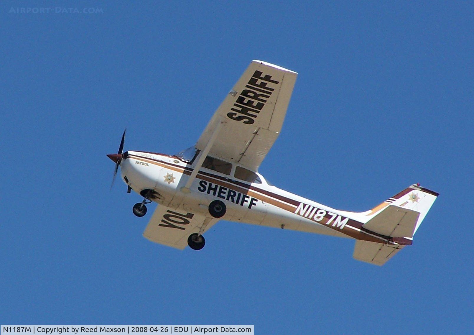 N1187M, 1970 Cessna 172K Skyhawk C/N 17258687, Cessna 172 Yolo County Sheriff