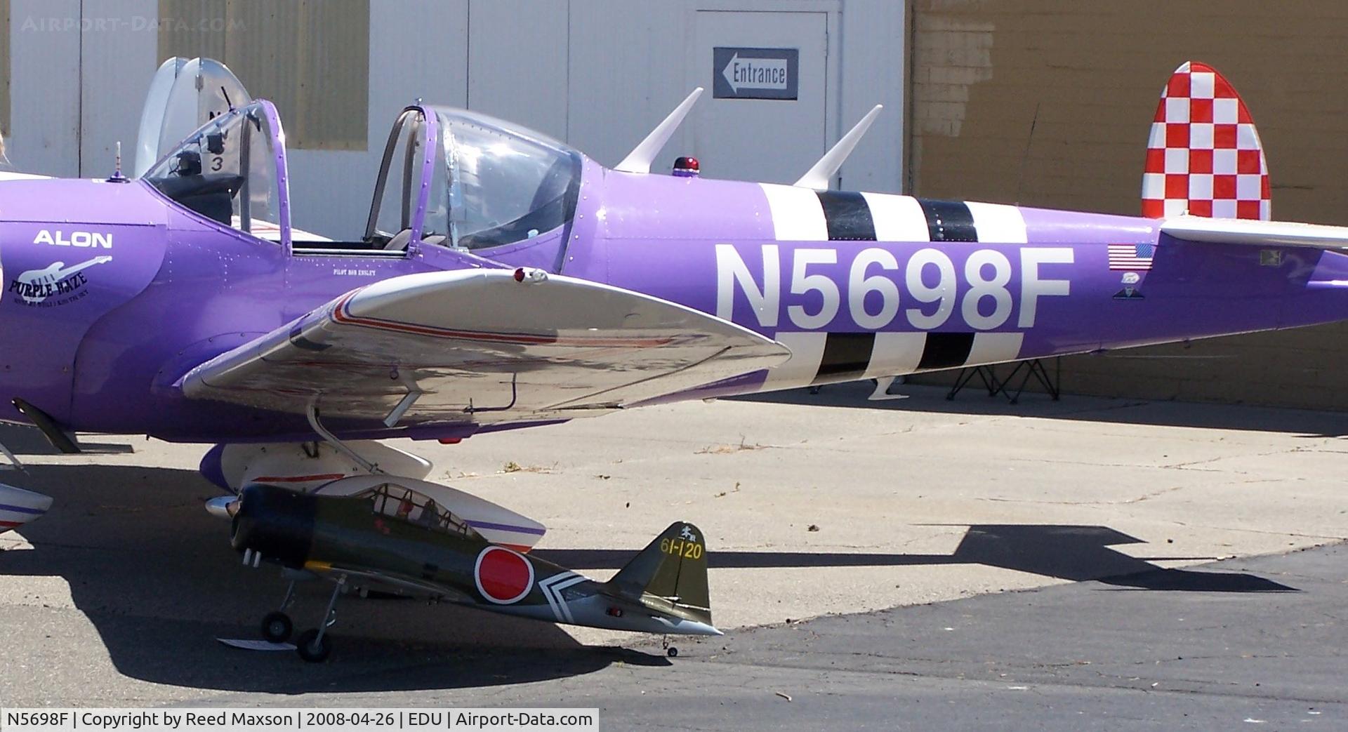 N5698F, 1966 Alon A2 Aircoupe C/N A-198, Alon A2