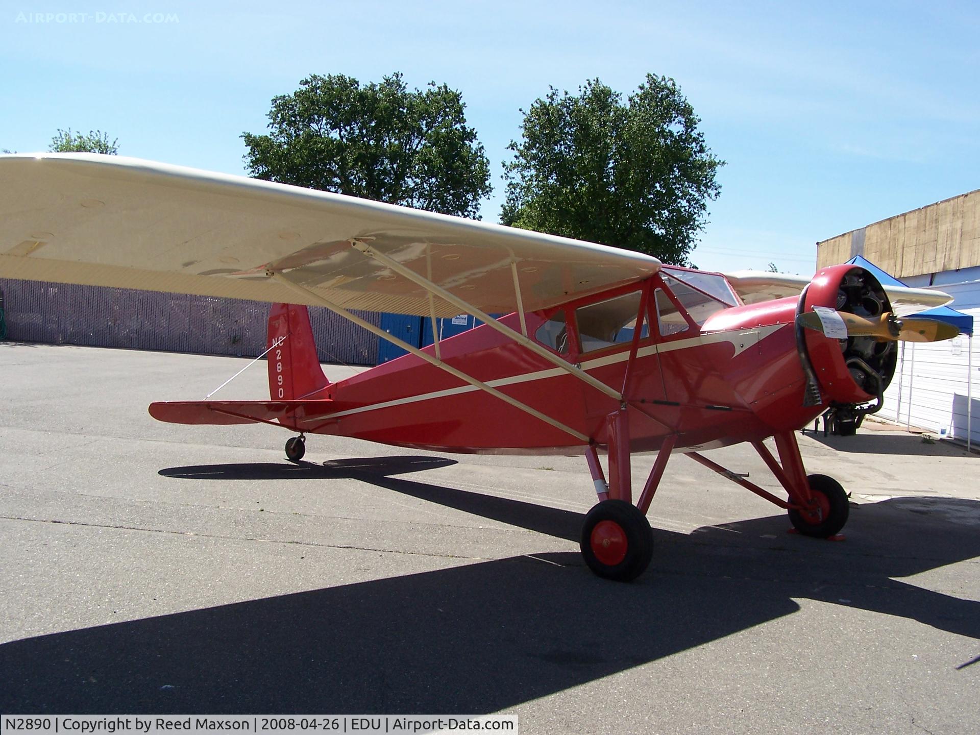 N2890, 1933 Fairchild 24 C8A C/N 2509, Fairchild 24C-8A