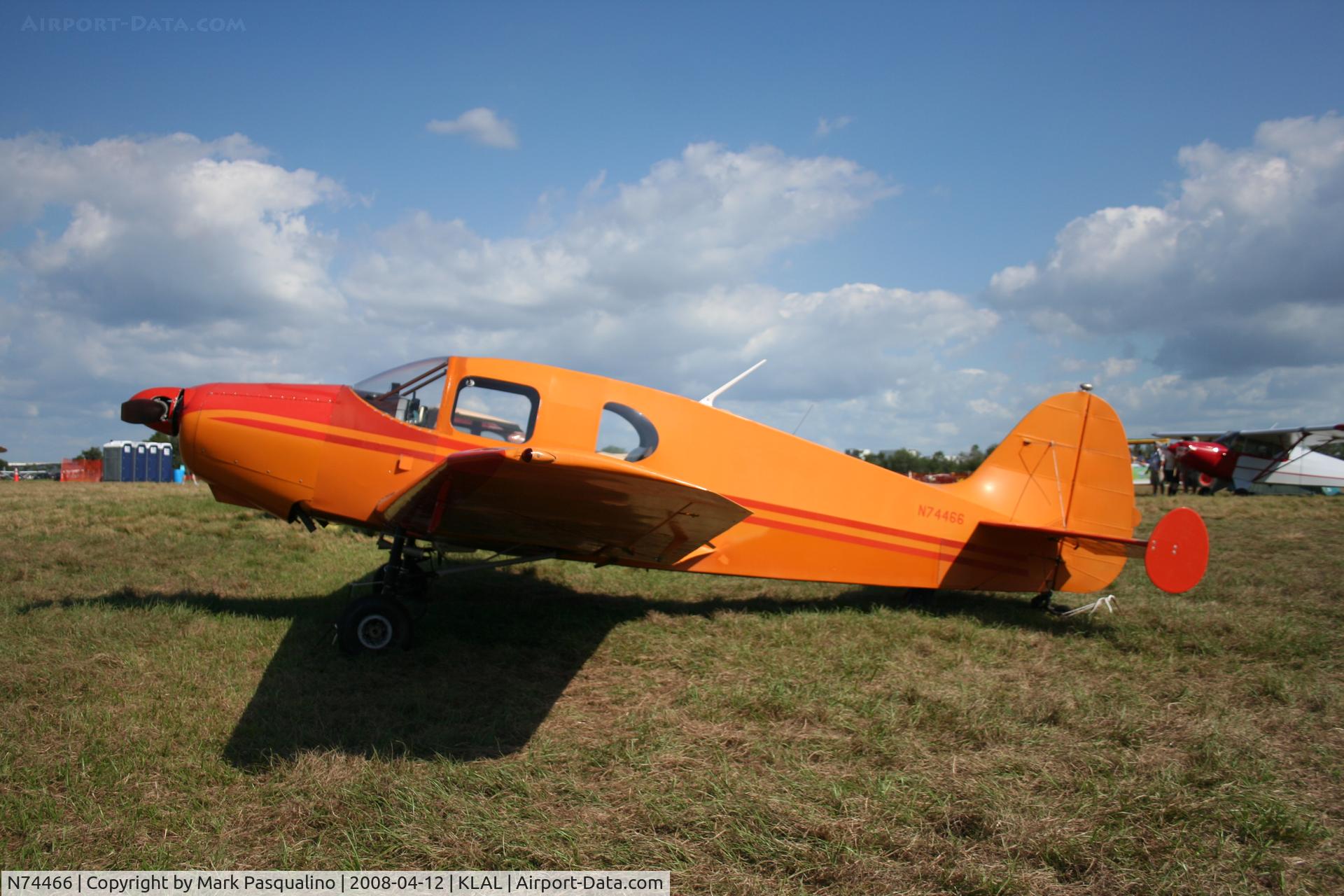 N74466, 1948 Bellanca 14-13-2 Cruisair Senior C/N 1579, Bellanca 14-13-2