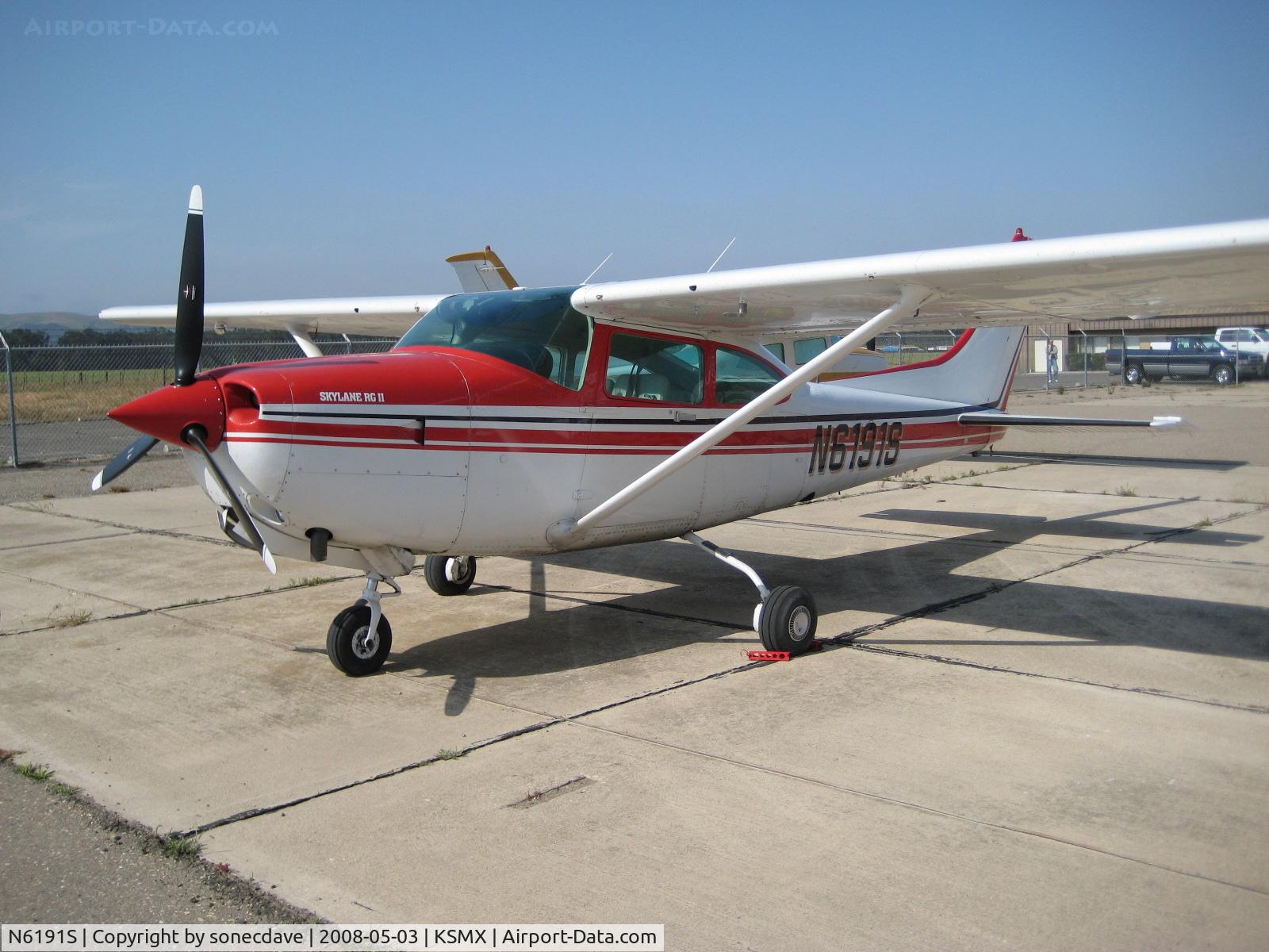 N6191S, 1980 Cessna TR182 Turbo Skylane RG C/N R18201647, Cessna Pilot's Association Open House 5-3-2008