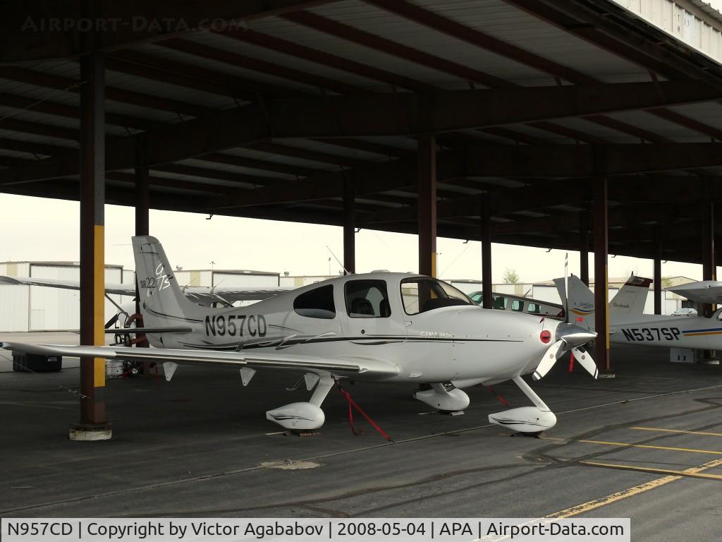 N957CD, 2006 Cirrus SR22 C/N 1835, At Centennial