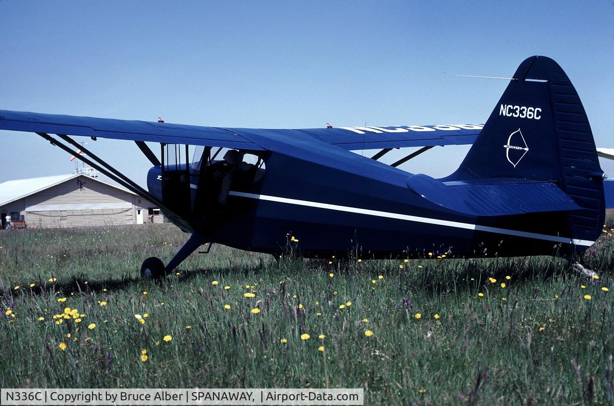 N336C, 1947 Stinson 108-2 Voyager C/N 108-3336, ~1980 my Father owned 336C from 1966-1980ish