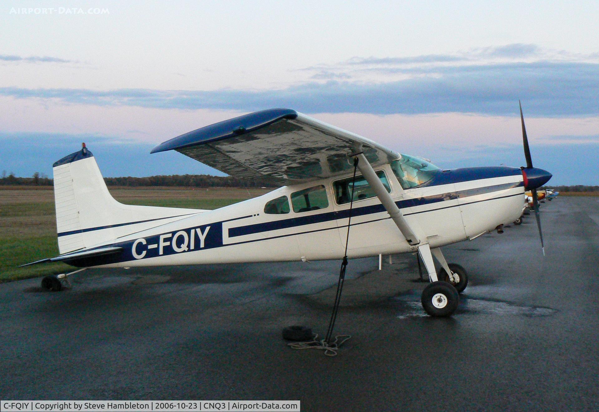 C-FQIY, 1962 Cessna 185A Skywagon C/N 185 0255, At Welland, Niagara Central, ON