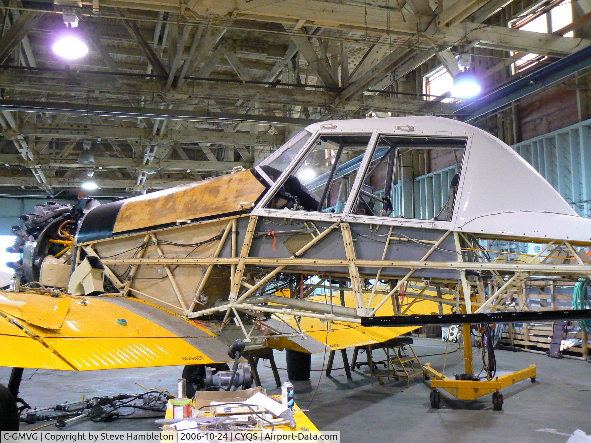 C-GMVG, 1979 PZL-Mielec M-18 Dromader C/N 1Z004 03, Undergoing conversion to a two seater variant