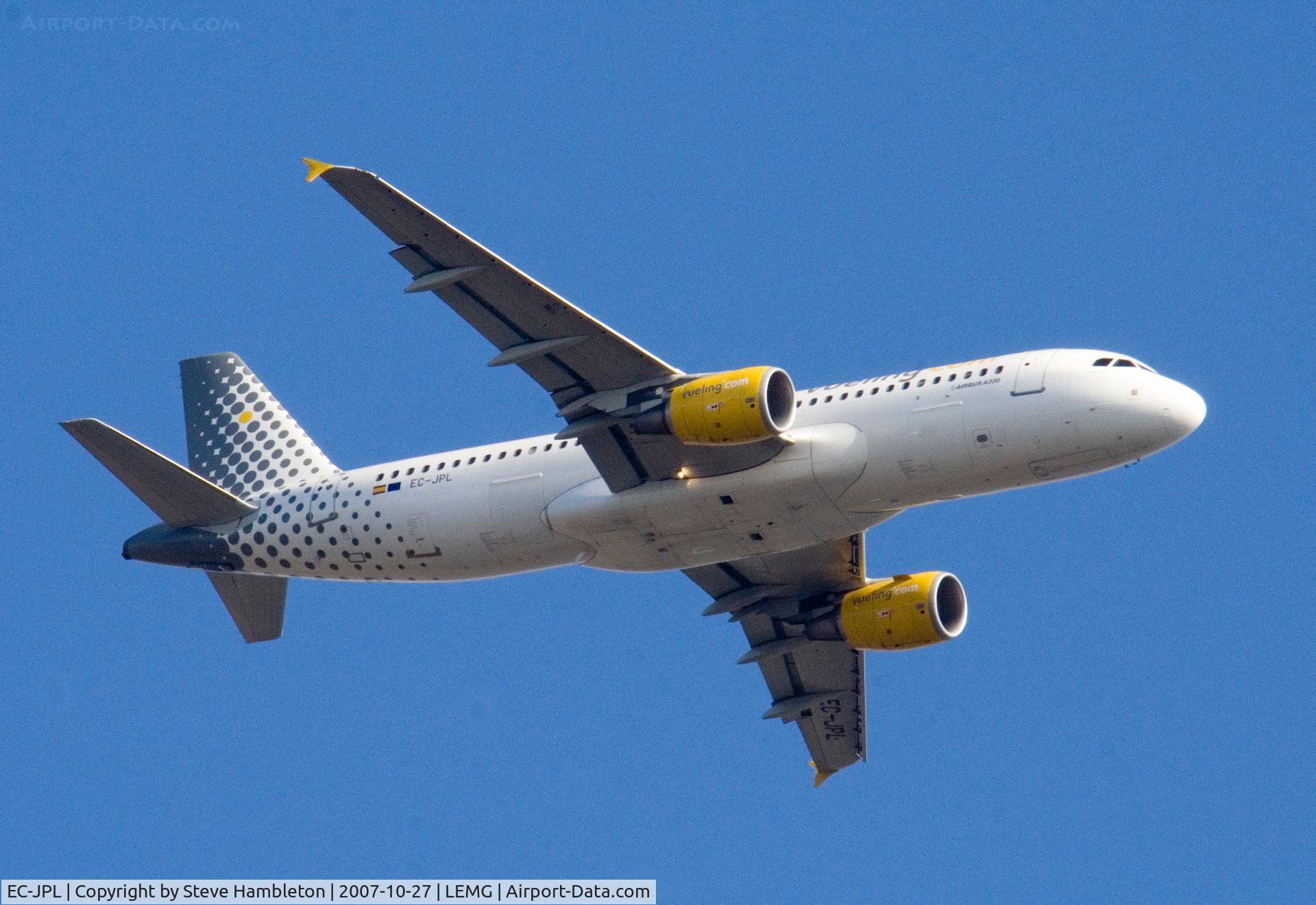 EC-JPL, 2006 Airbus A320-214 C/N 2678, Vueling Airbus 11 miles out from Malaga