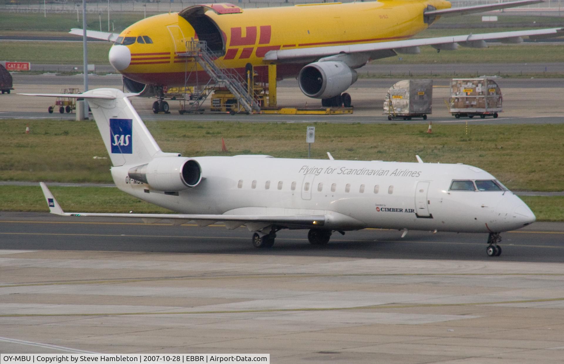 OY-MBU, 2000 Canadair CRJ-200LR (CL-600-2B19) C/N 7373, Ciimber Air operating for SAS
