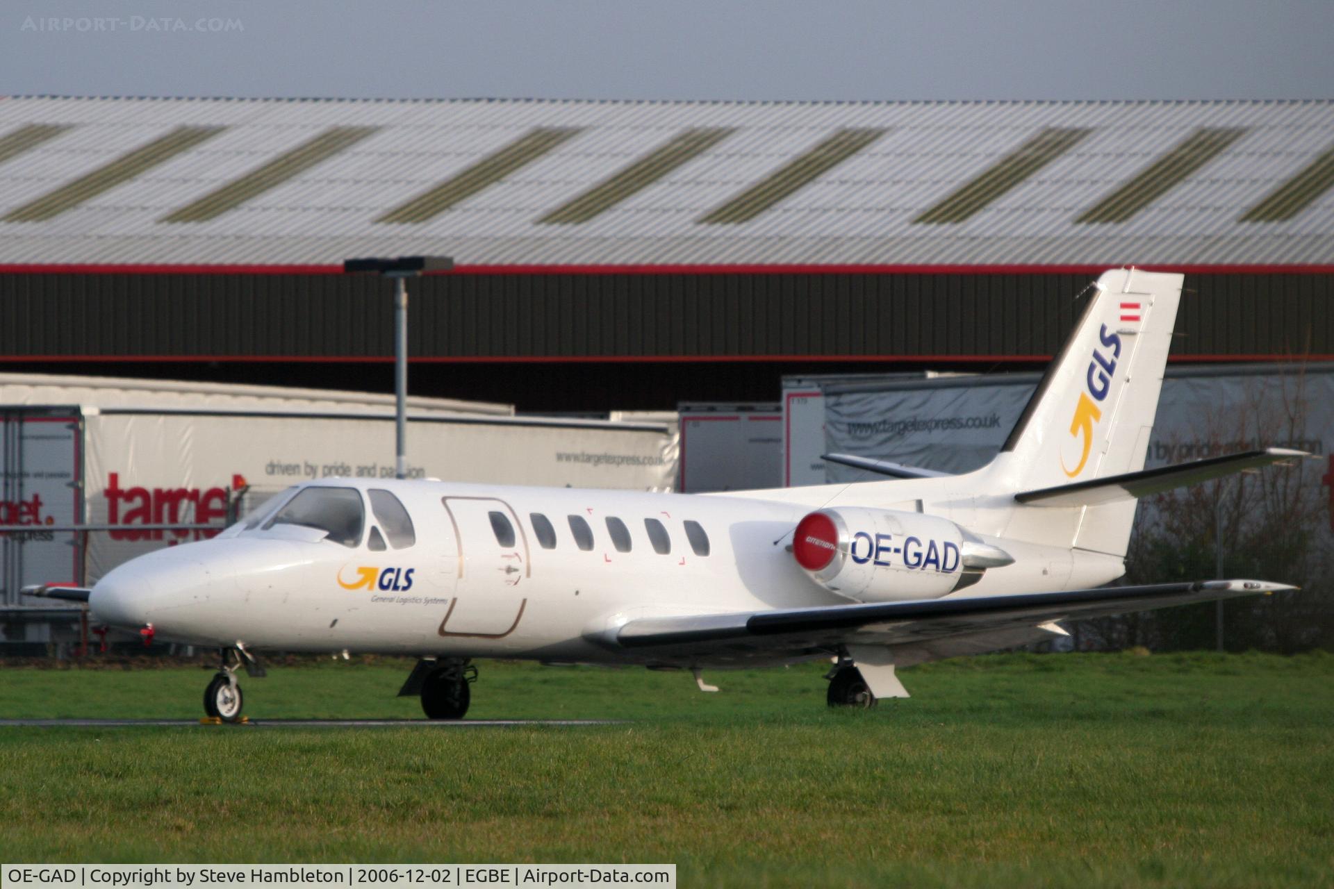 OE-GAD, 1979 Cessna 550 Citation II C/N 550-0071, Cessna 550 Citation II at Coventry