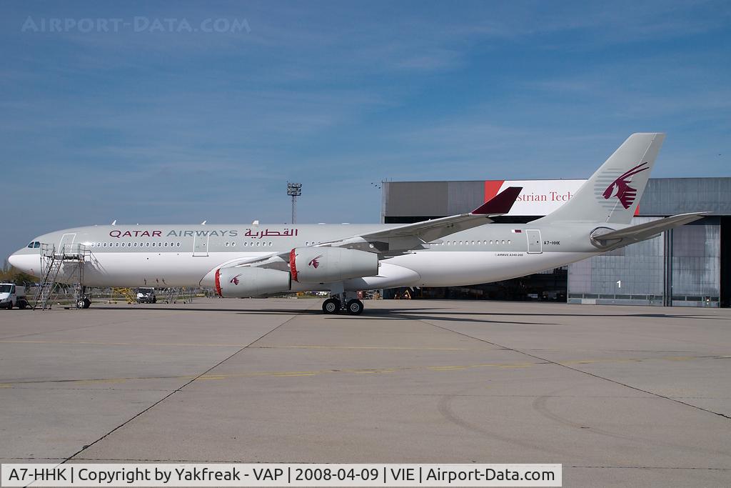 A7-HHK, 1993 Airbus A340-211 C/N 026, Qatar Government Airbus 340-200