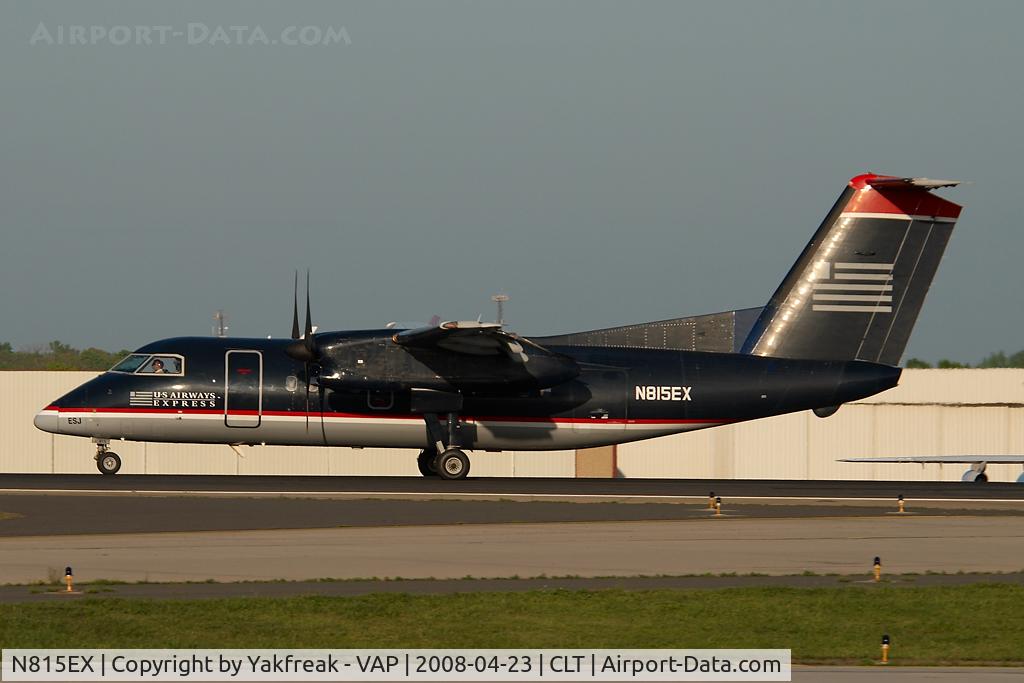 N815EX, 1992 De Havilland Canada DHC-8-102 Dash 8 C/N 321, Piedmont Dash8-100 in US Airways Express colors