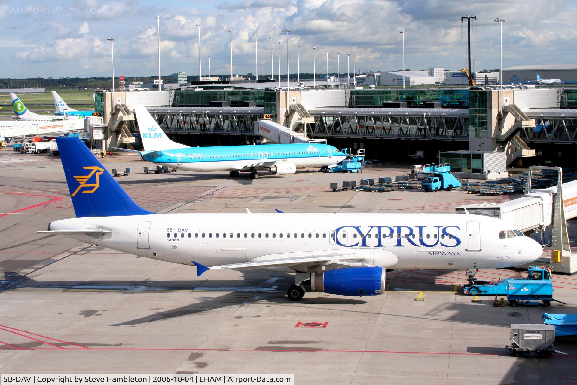 5B-DAV, 1989 Airbus A320-231 C/N 037, Cyprus A320 at Schiphol