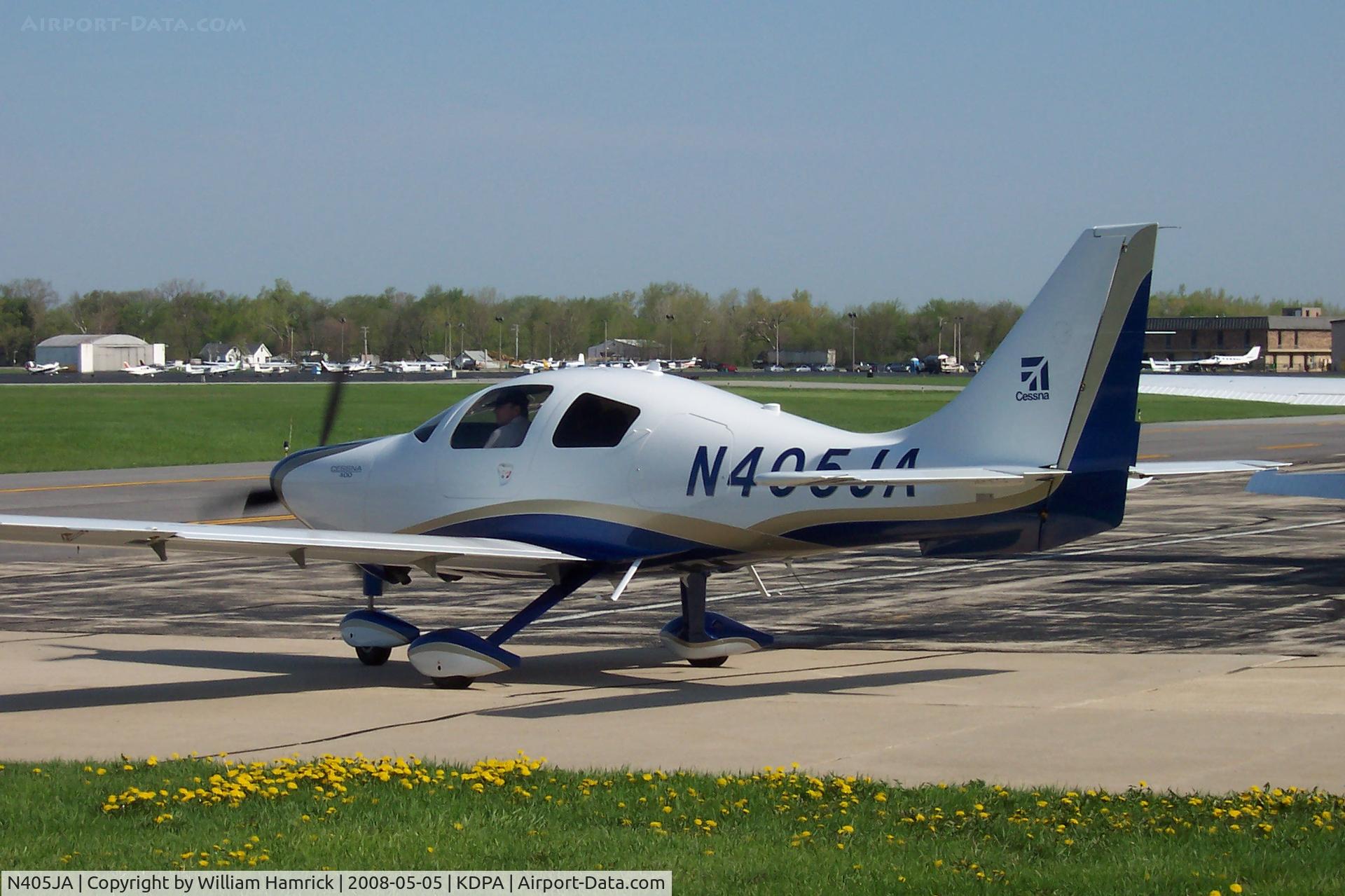 N405JA, 2008 Cessna LC41-550FG C/N 411019, New Cessna at DuPage Airport