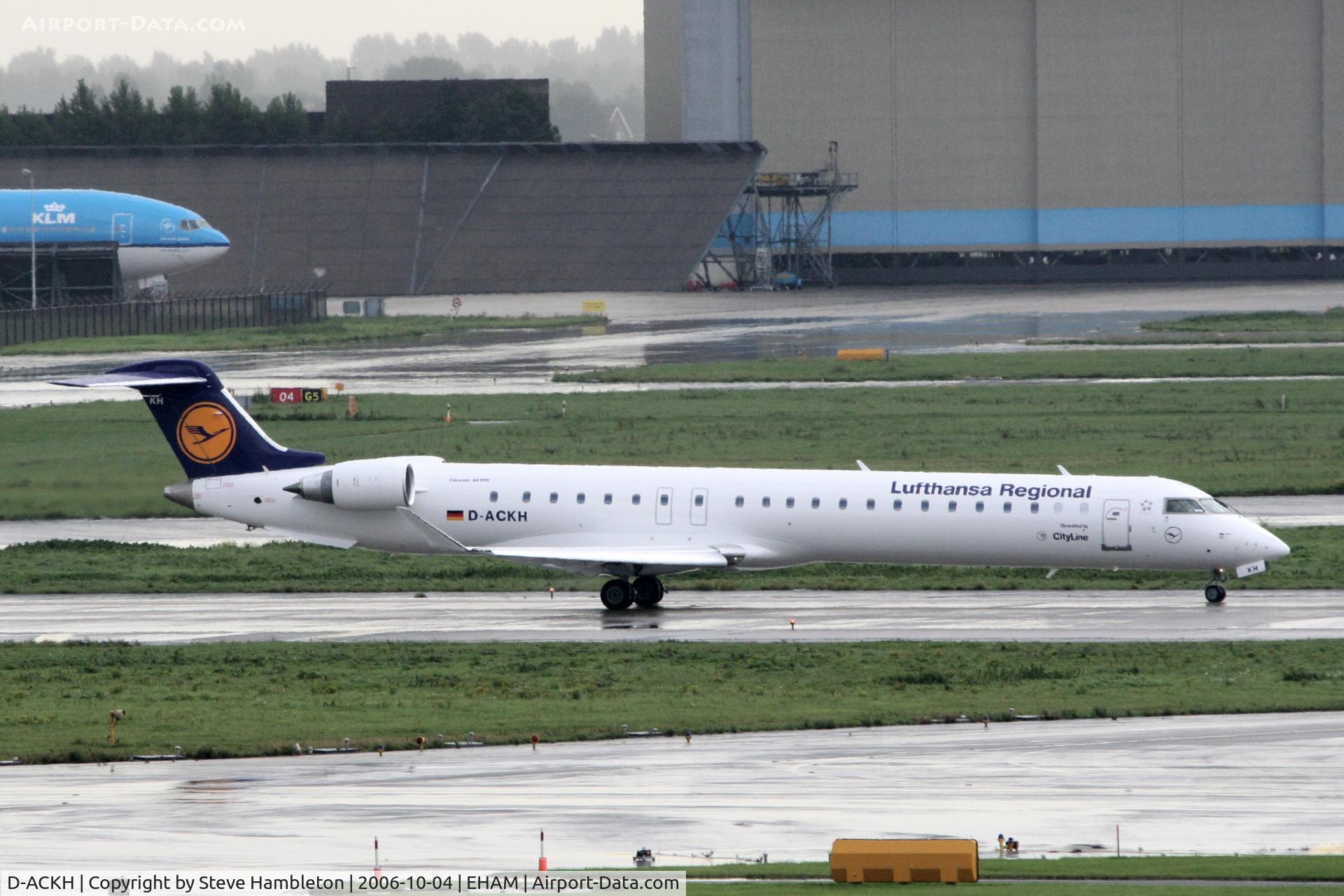 D-ACKH, 2006 Bombardier CRJ-900LR (CL-600-2D24) C/N 15085, At Amsterdam Schiphol
