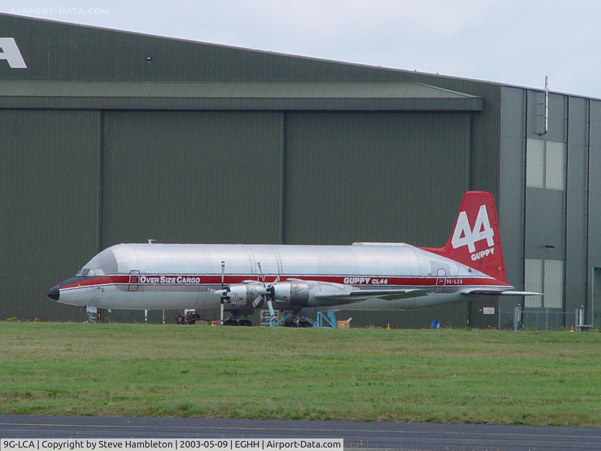 9G-LCA, 1969 Canadair CL-44-0 Skymonster C/N 16, At Bournmouth, Hurn