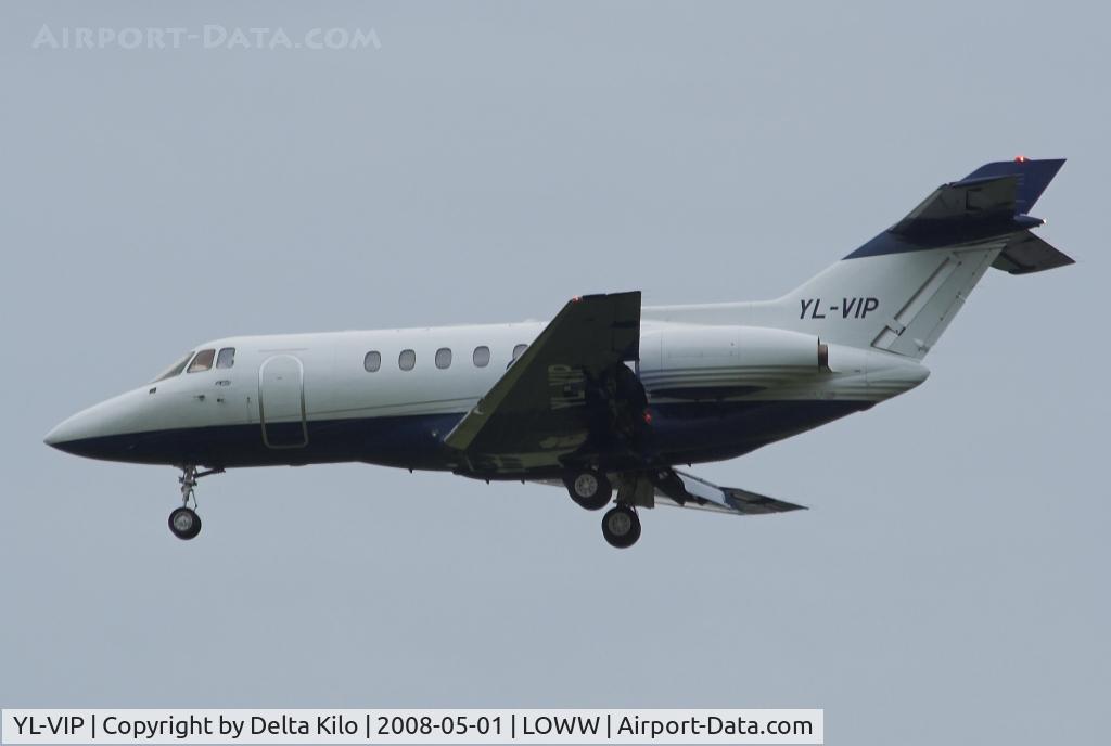 YL-VIP, 1986 British Aerospace BAe.125-800B C/N 258078, VIP Avia  BAe H25B