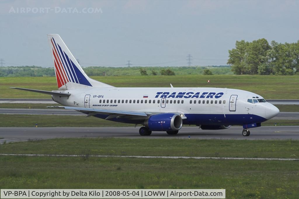 VP-BPA, 1991 Boeing 737-5K5 C/N 25037, Transaero Boeing 737-500