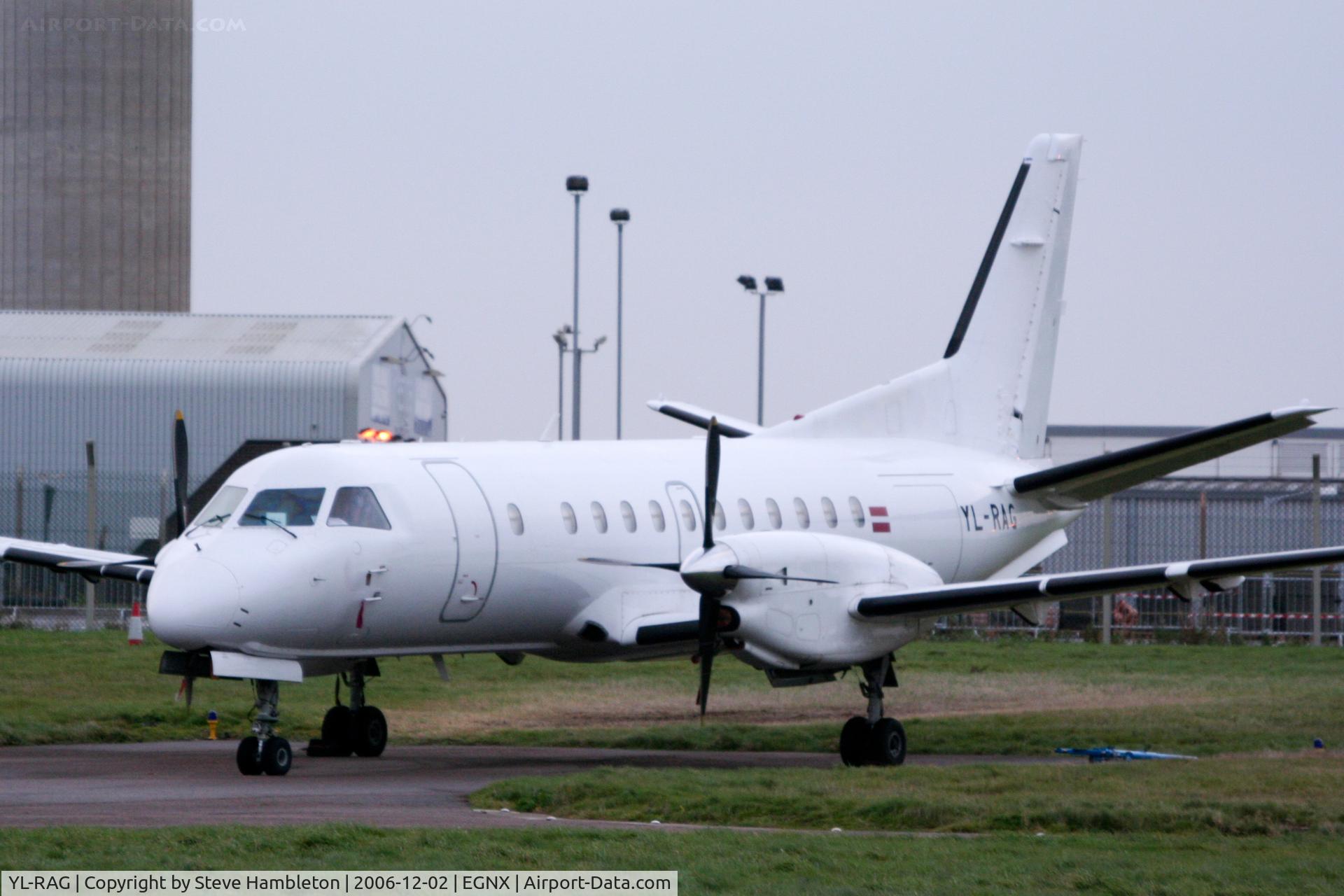YL-RAG, 1986 Saab SF340A(F) C/N 340A-052, Latvian SAAB at East Midlands