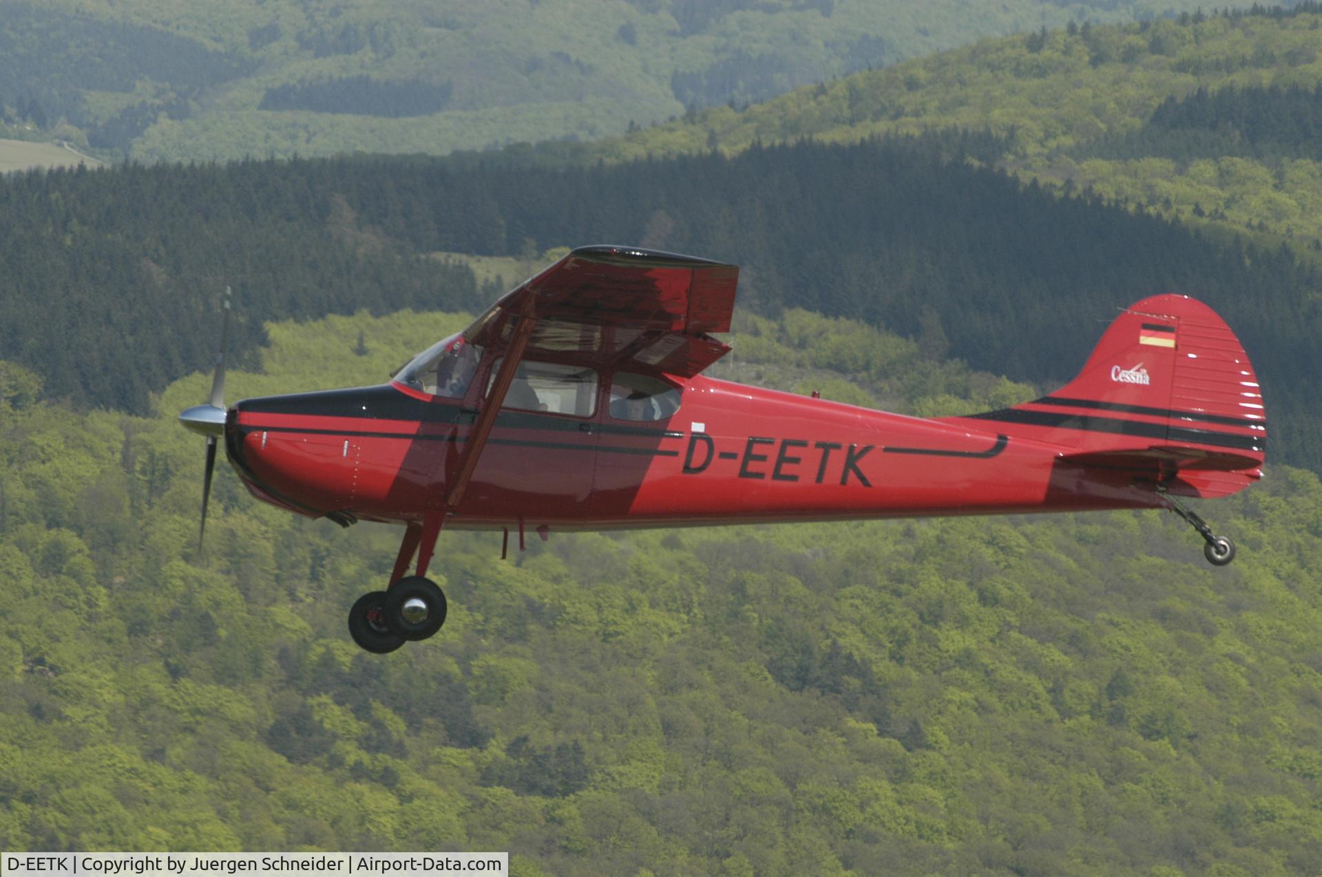 D-EETK, 1952 Cessna 170B C/N 25390, Rheintal Germany