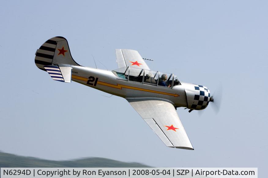 N6294D, 1983 Yakovlev Yak-52 C/N 833611, Yak 52 Fly By