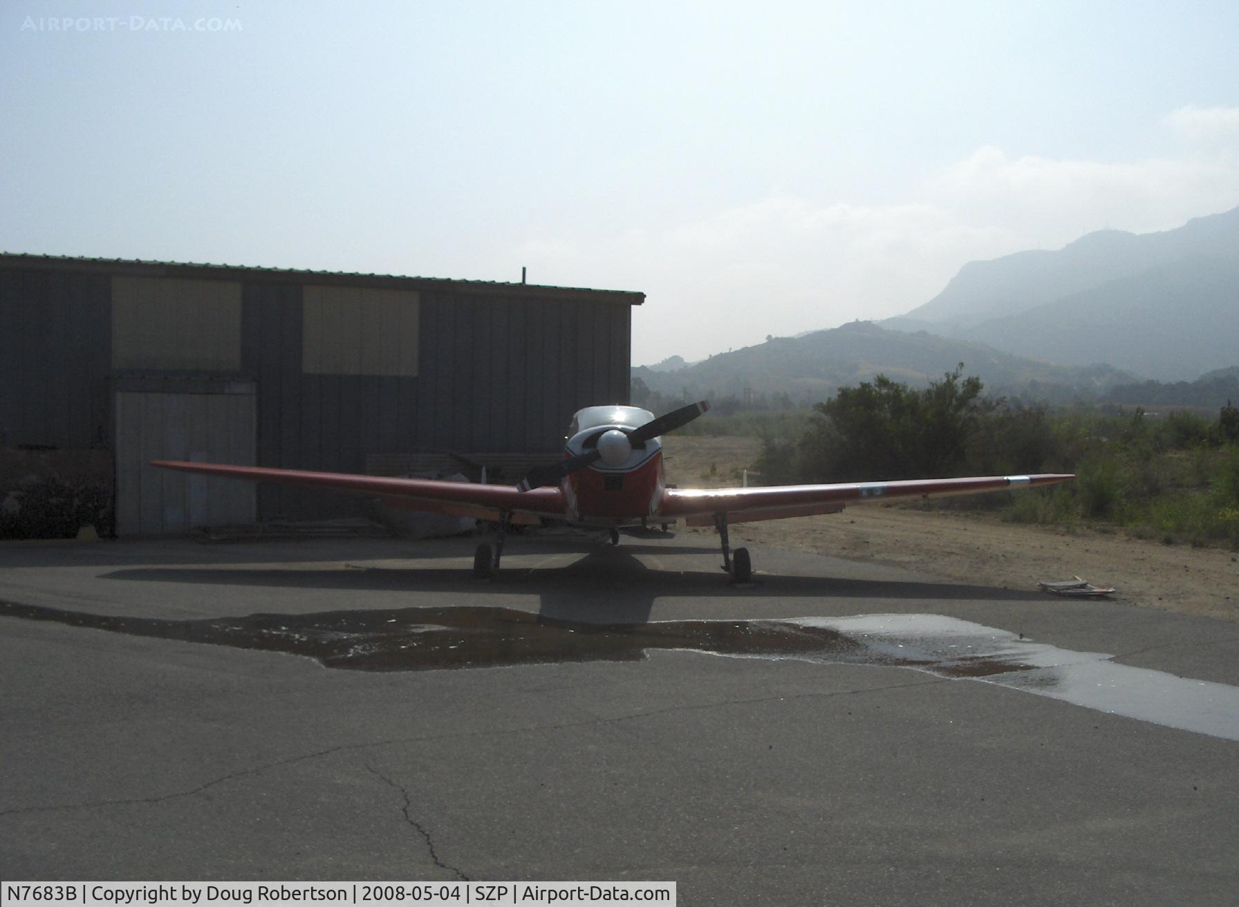 N7683B, 1957 Bellanca 14-19-2 Cruisair Senior C/N 4034, 1957 Bellanca 14-19-2 CRUISEMASTER, Continental O-470 upgrade, murky morning