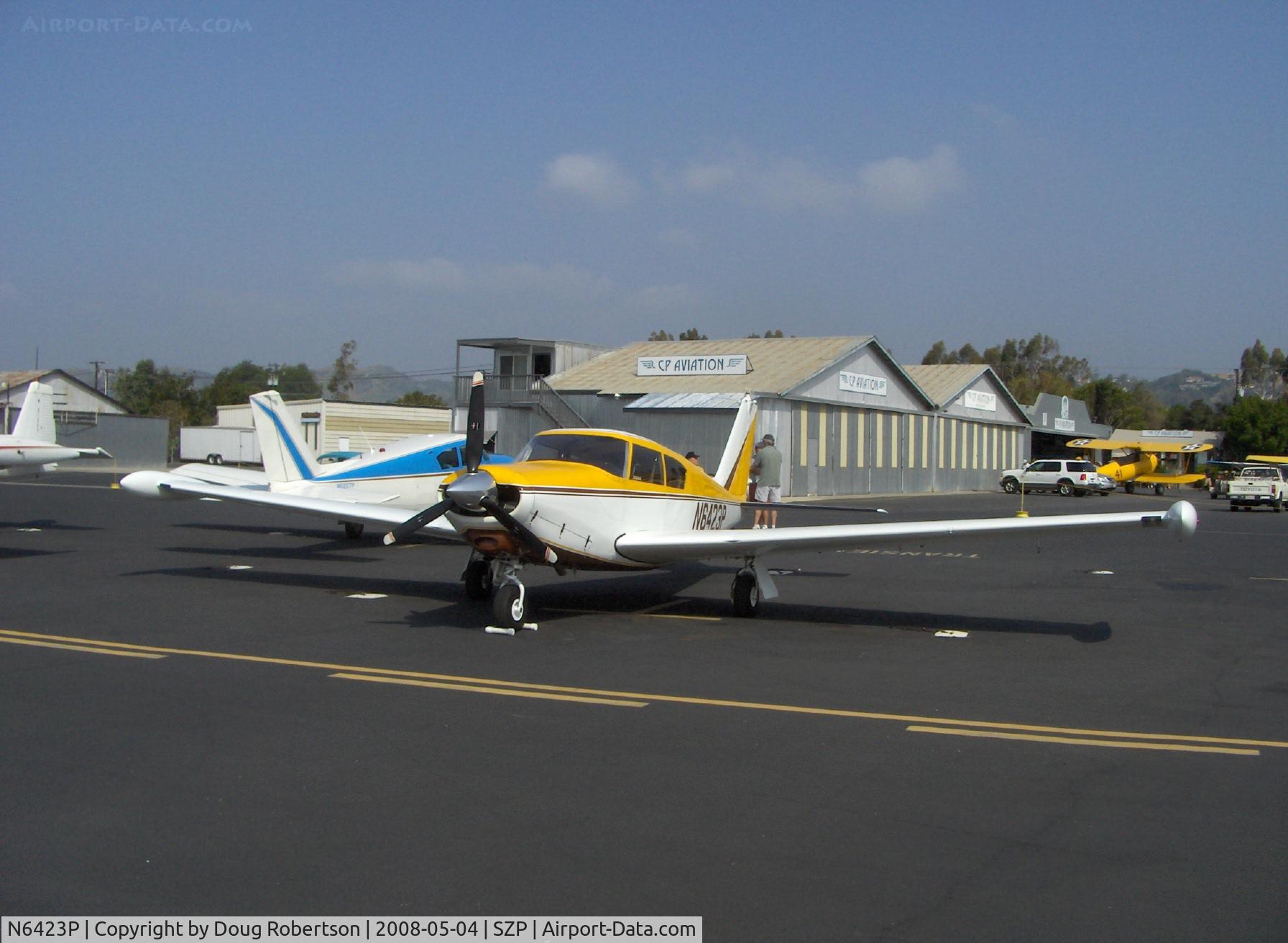 N6423P, 1959 Piper PA-24-250 Comanche C/N 24-1533, 1959 Piper PA-24-250 COMANCHE, Lycoming O-540-A1A5 250 Hp, one-piece windshield mod, tip tanks