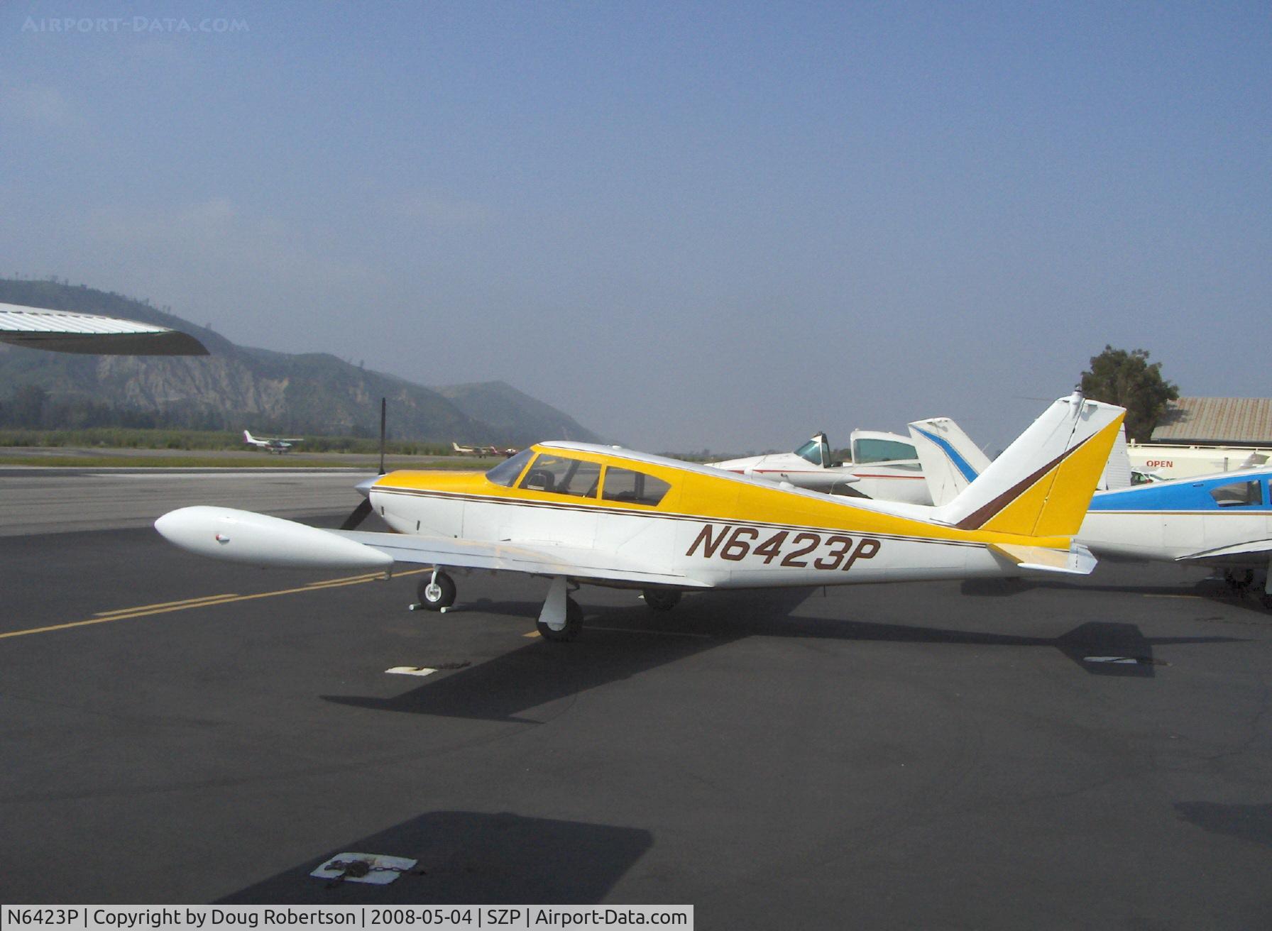 N6423P, 1959 Piper PA-24-250 Comanche C/N 24-1533, 1959 Piper PA-24-250 COMANCHE, Lycoming O-540-A1A5 250 Hp, one piece windshield mod, tip tanks, taxi