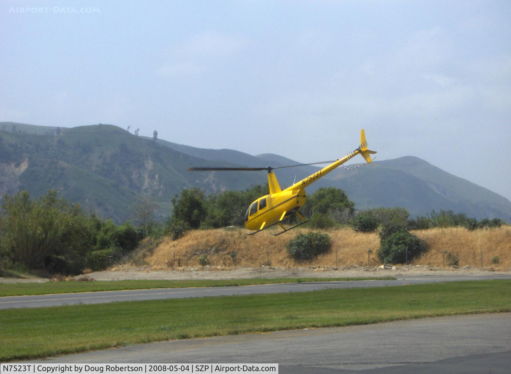N7523T, 2004 Robinson R44 Raven II C/N 10311, 2004 Robinson R-44 RAVEN II, Lycoming IO-540 derated to 245 Hp for 5 minutes, 205 Hp continuous, departure