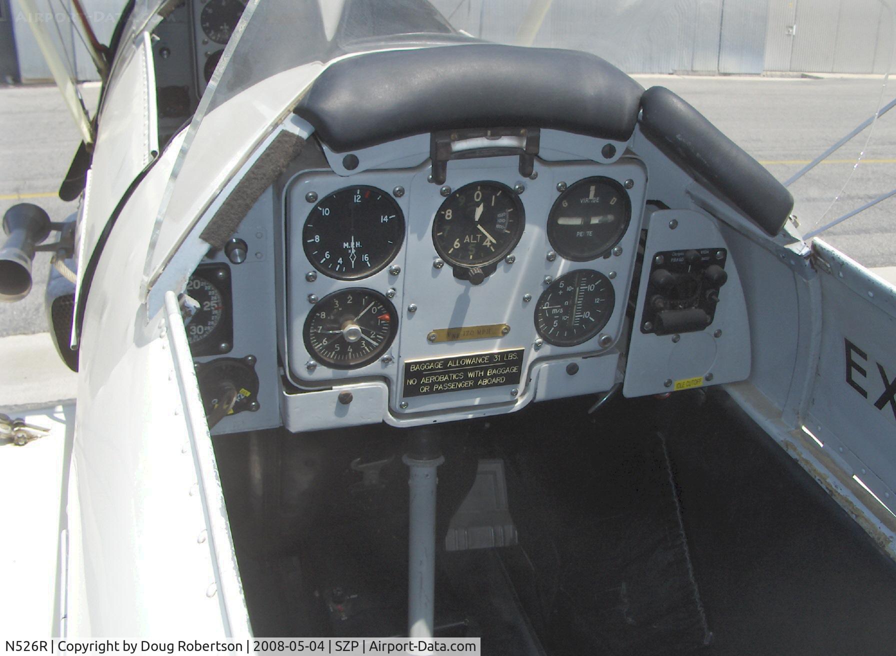 N526R, 1946 Nord Stampe SV-4C C/N 522, 1946 S.N.C.A. du Nord STAMPE S.V.4C, Renault H.PO3 140 Hp, rear panel